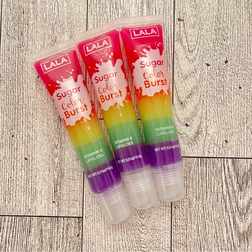 (6) Rainbow Burst Sugar Lipglosses